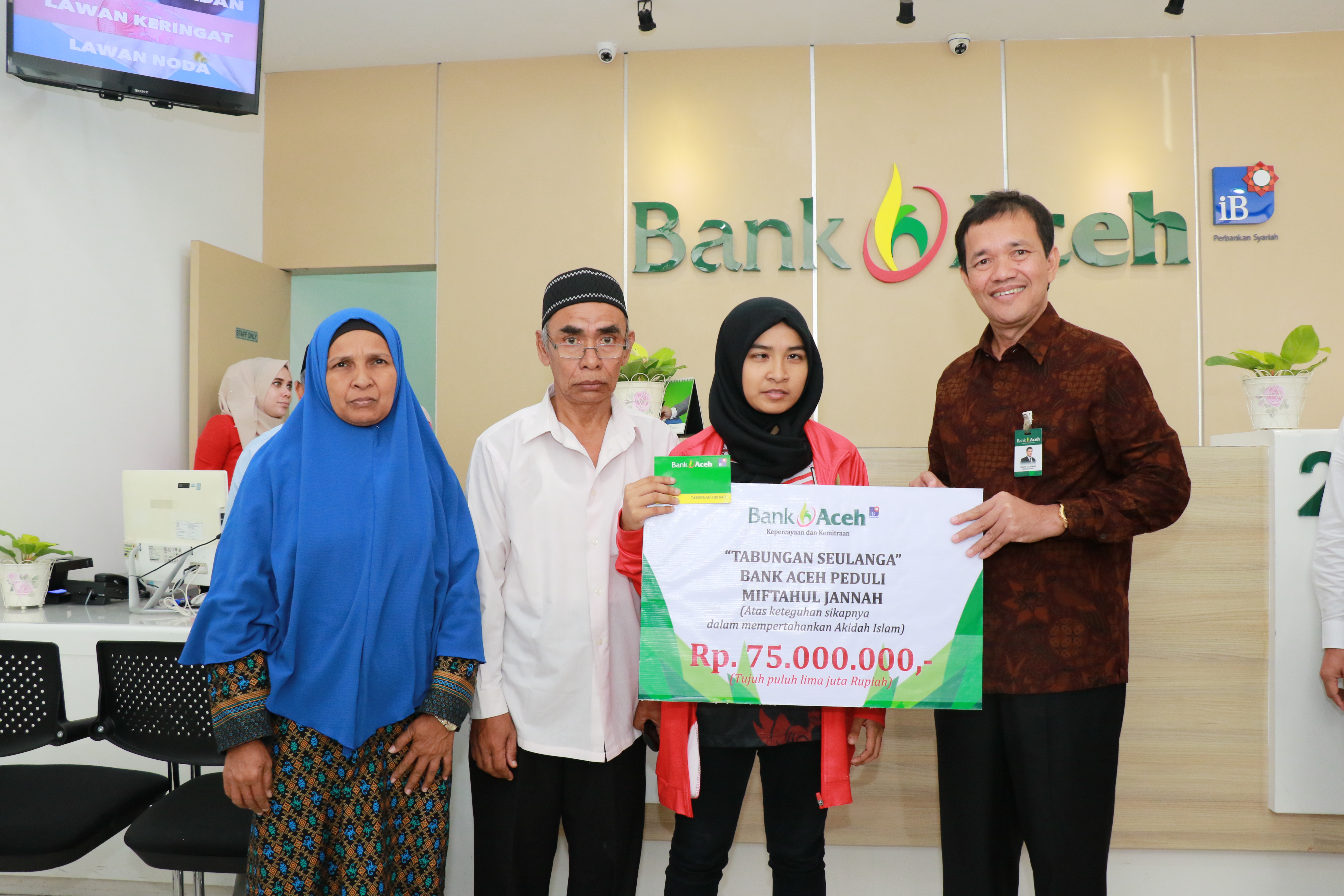 Bank Aceh Siapkan Bonus Tabungan Rp 75 Juta Untuk Miftahul Jannah Bank Aceh